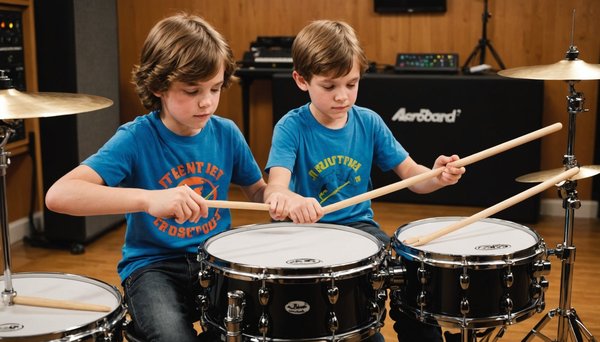 Baguettes de batterie pneumatiques Aeroband : un jeu d'enfant !